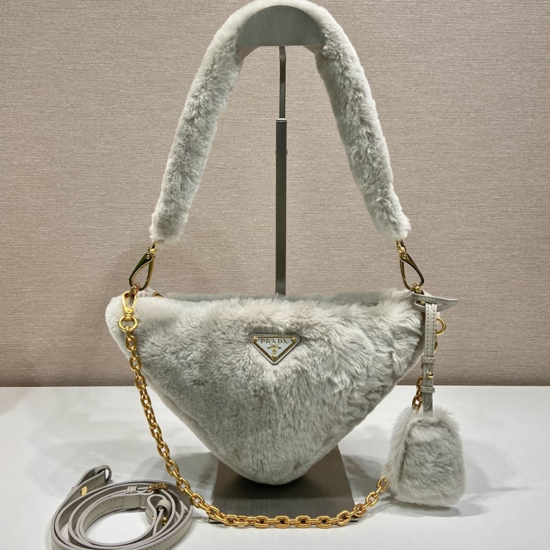 Pra*a triangle pouch
